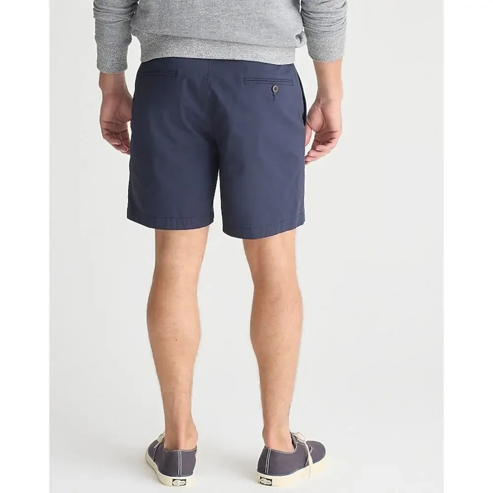 J.Crew 7” Stretch Chino Shorts Men’s 30 Blue Cotton NWOT